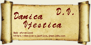 Danica Vještica vizit kartica